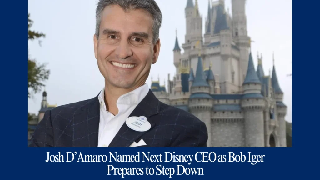 Josh D’Amaro Named Next Disney CEO as Bob Iger Prepares to Step Down