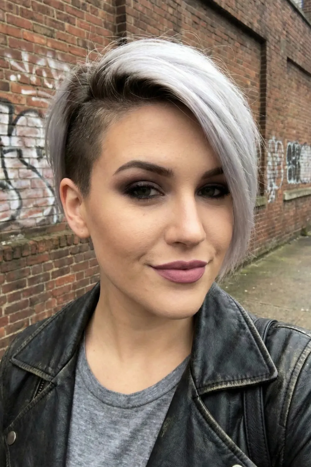 Asymmetrical Pixie Cut with Buzzed Sides