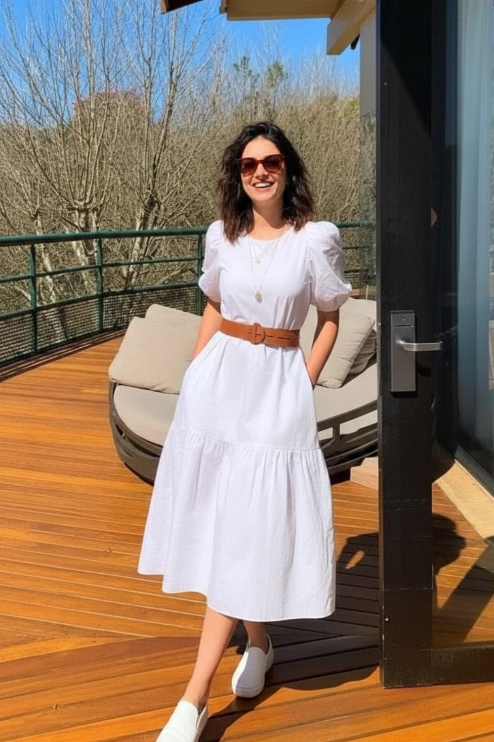 spring-outfit-white-tiered-midi-dress