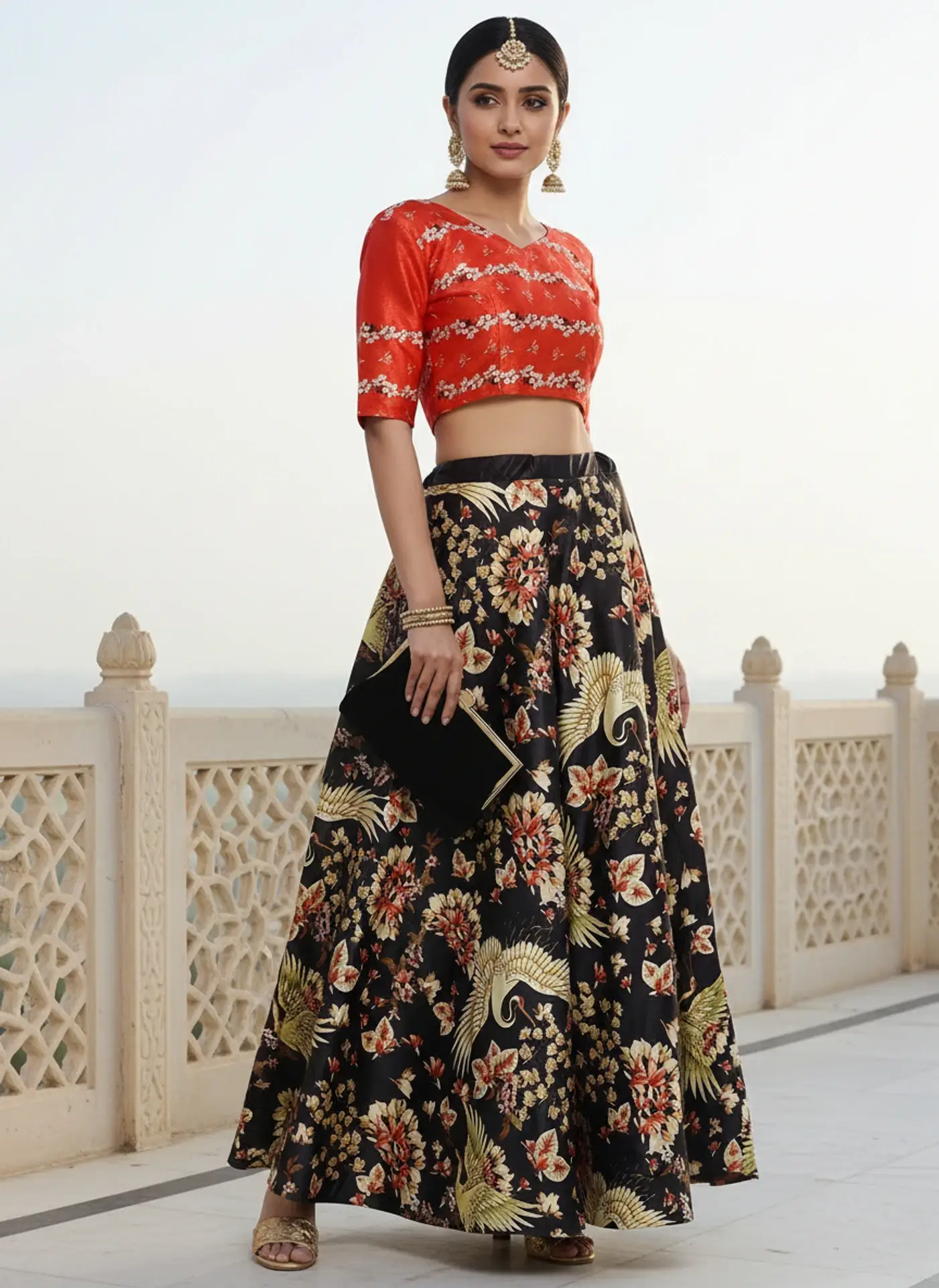 Crop Top With Lehenga Flipkart Finds That Look Way More Expensive Than They Are