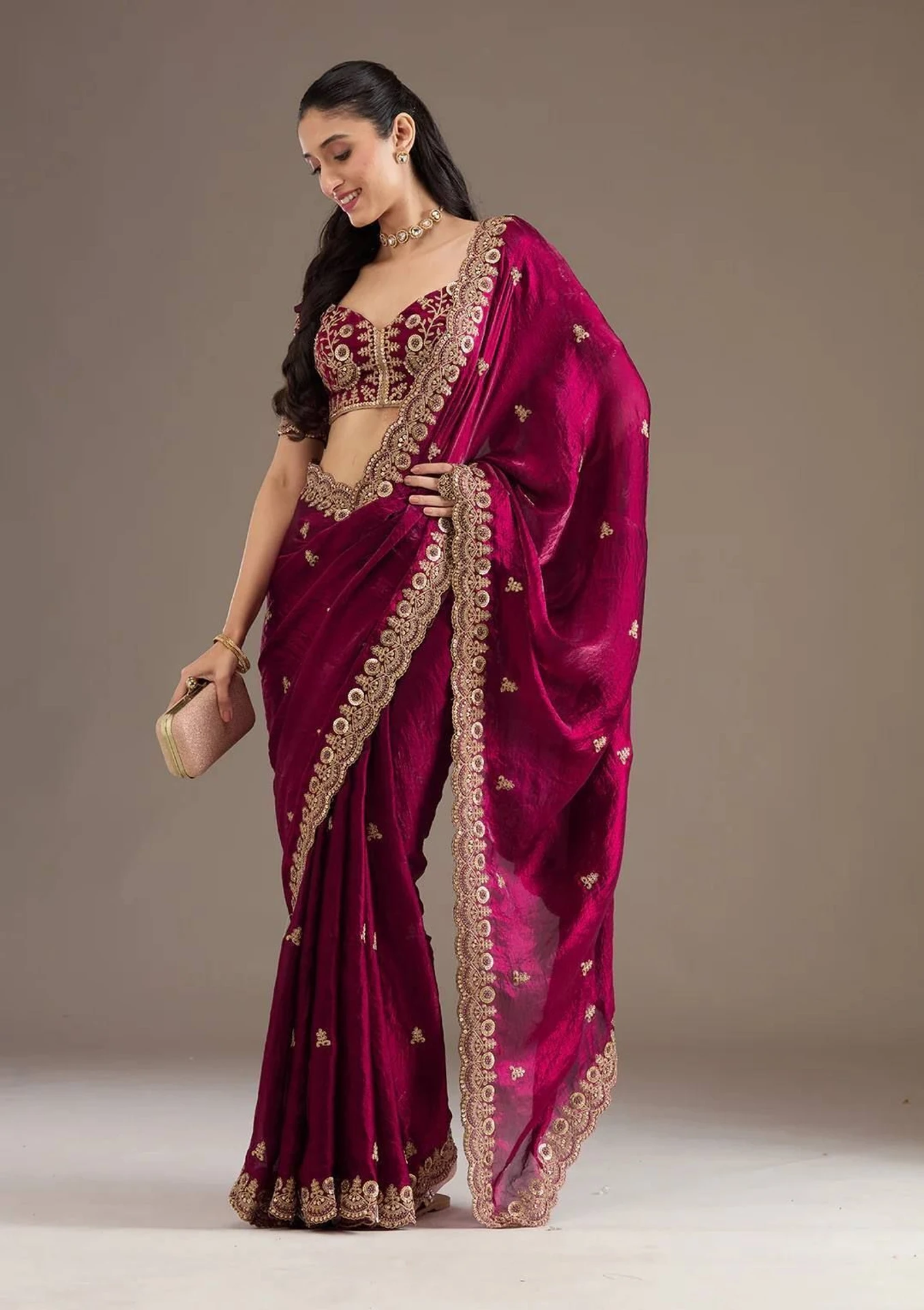 Satin Saree Outfits on Flipkart That Give You That Effortless Elegant Look