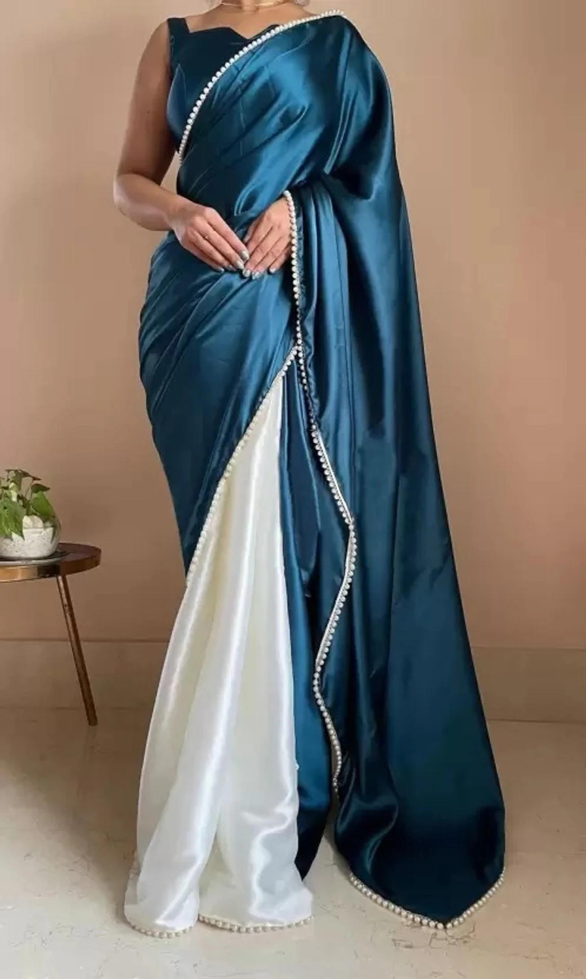 Satin Saree Outfits on Flipkart That Give You That Effortless Elegant Look