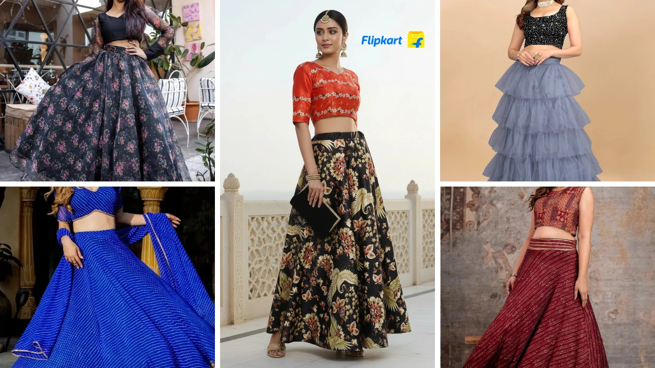 Crop Top With Lehenga Flipkart Finds That Look Way More Expensive Than They Are