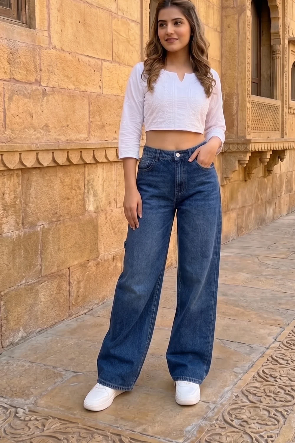 High Waist Wide Leg Denim Outfits on Amazon That Are Honestly Too Good to Skip